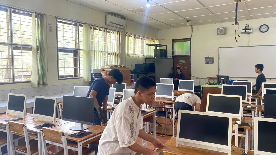 Penataan laboratorium komputer, dokumentasi 3